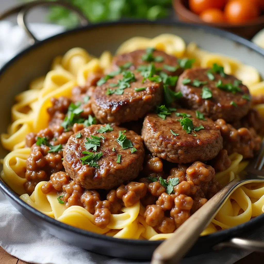 Simple Hamburger Stroganoff