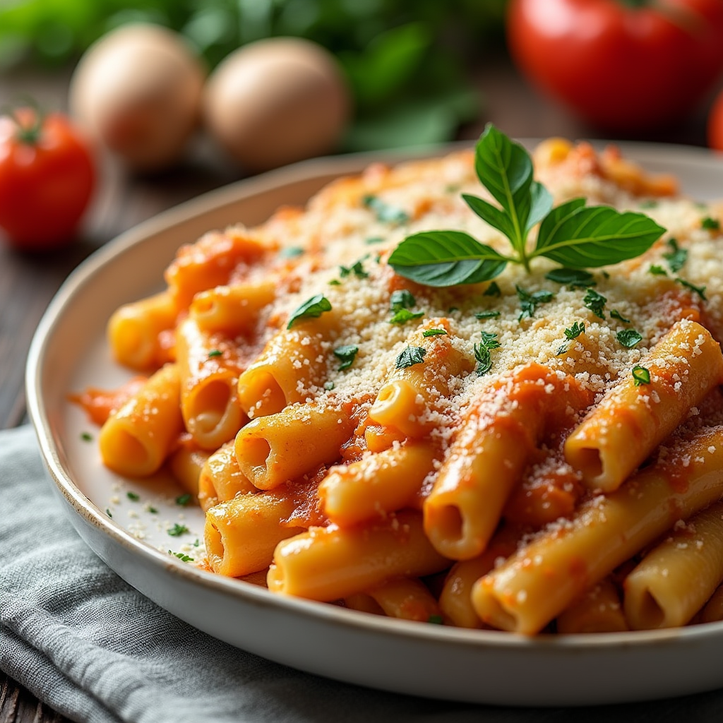 Christmas Cheesy Baked Ziti